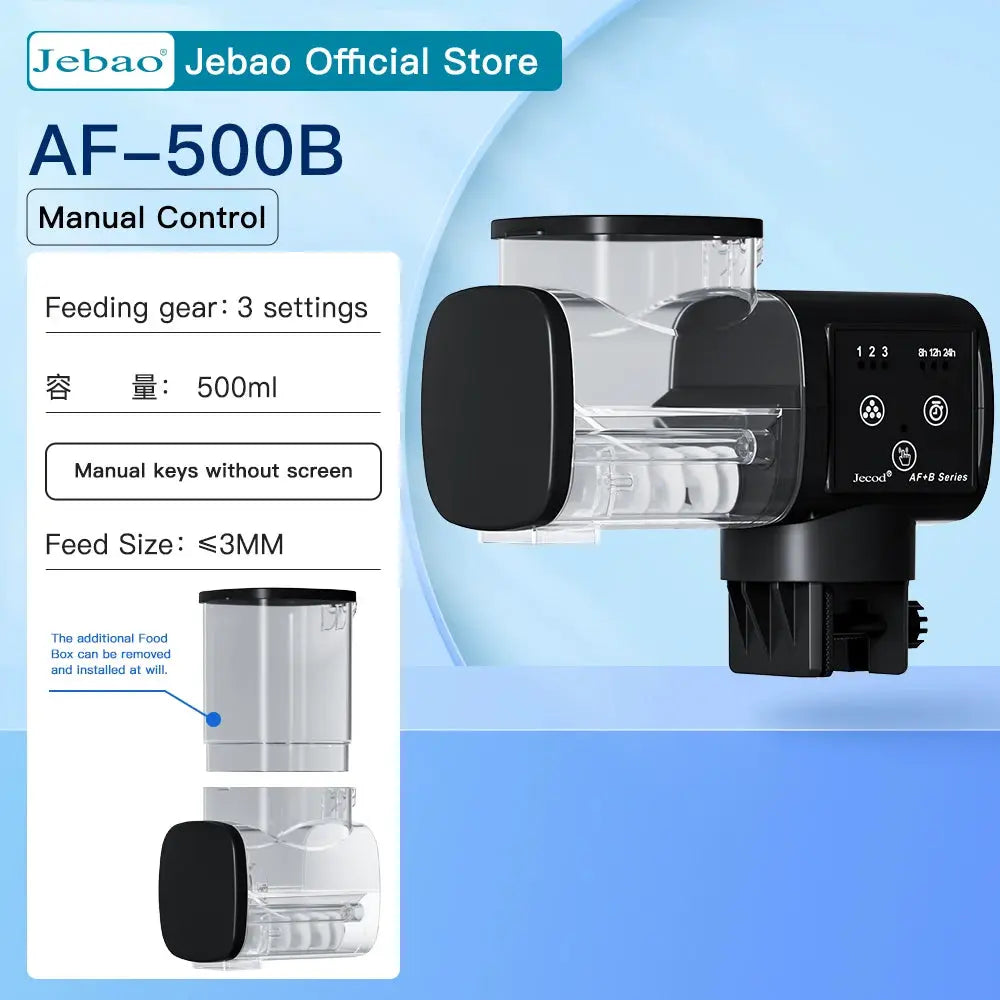 Jebao Jecod Intelligent Automatic Fish Tank Feeder With Digital Timer And WiFi Remote Control For Aquariums