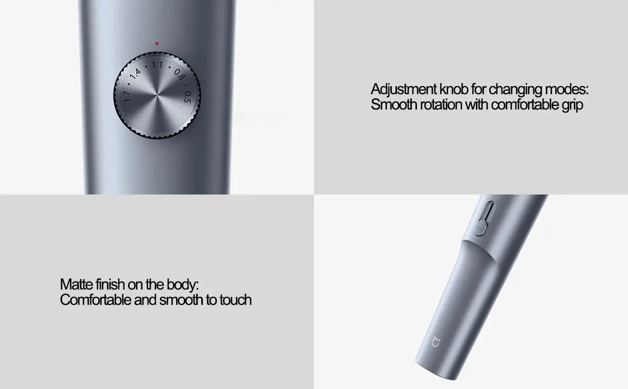 Simples Market MIJIA Hair Clipper 2 professional cordless clippers with titanium alloy blade, matte metallic body