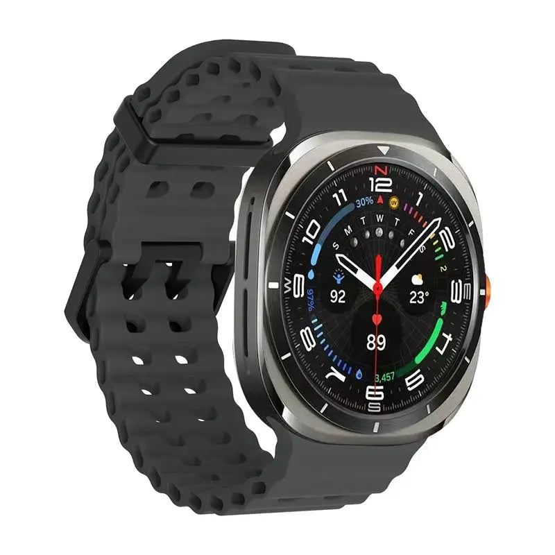1:1 Marine Band For Samsung Galaxy Watch Ultra 2025 2024 Strap Accessories Sport Silicone Bracelet For Samsung Galaxy Ultra 47mm