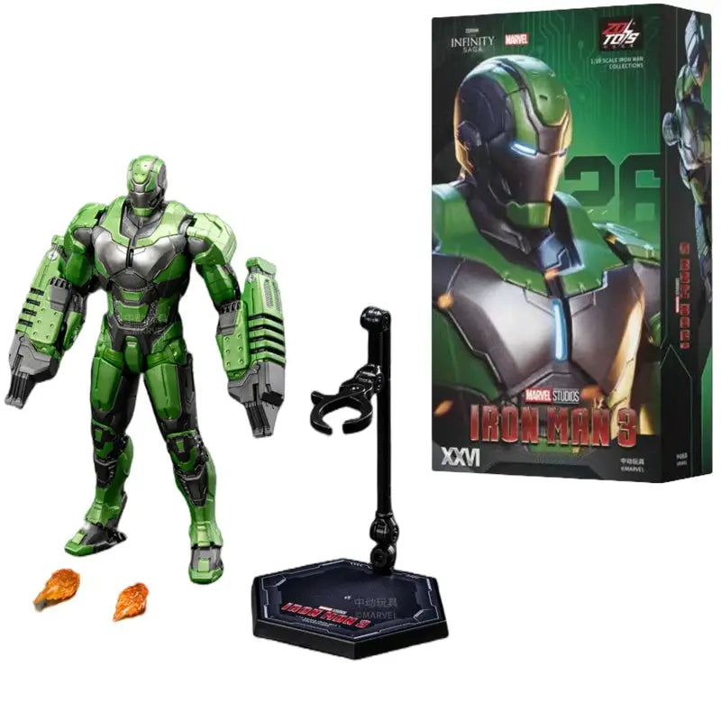 ZDTDS Iron Man Avengers MK37 Hammerhead MK12 MK38 Igor MK9 Iron Patriot War Machine Action Figure Collectible Toy