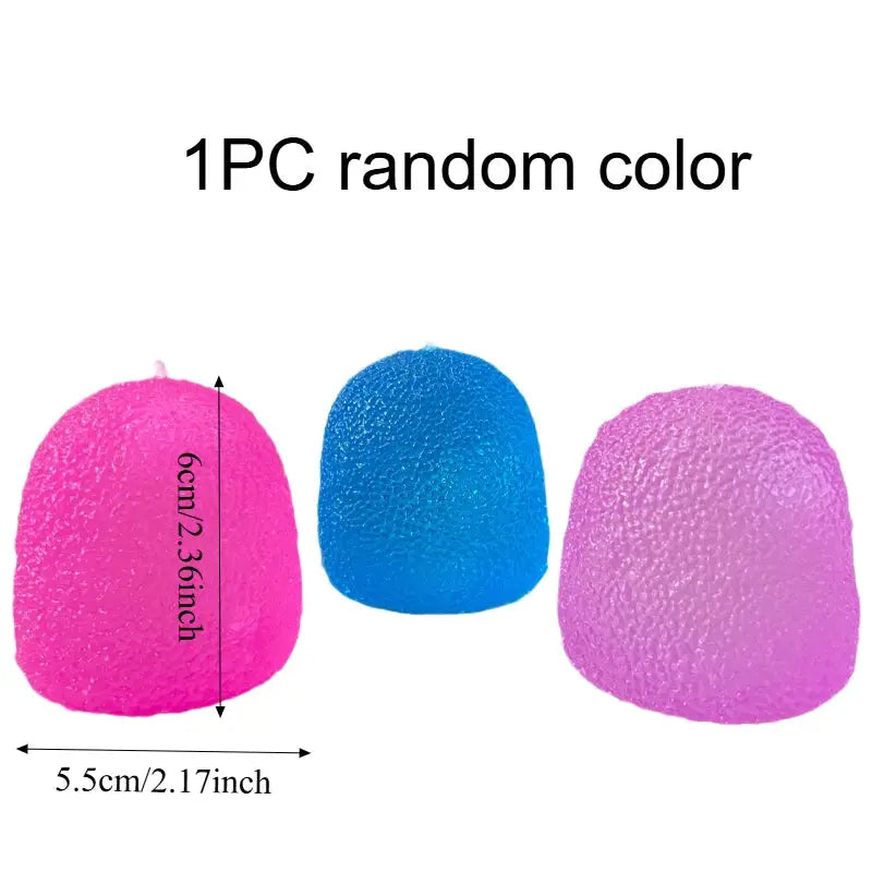 Ice Ball Maltose Squishy Toy Blue Mochi Sensory Fidget Toy Transparent Slow Rebound Decompression Toy Anti Stress