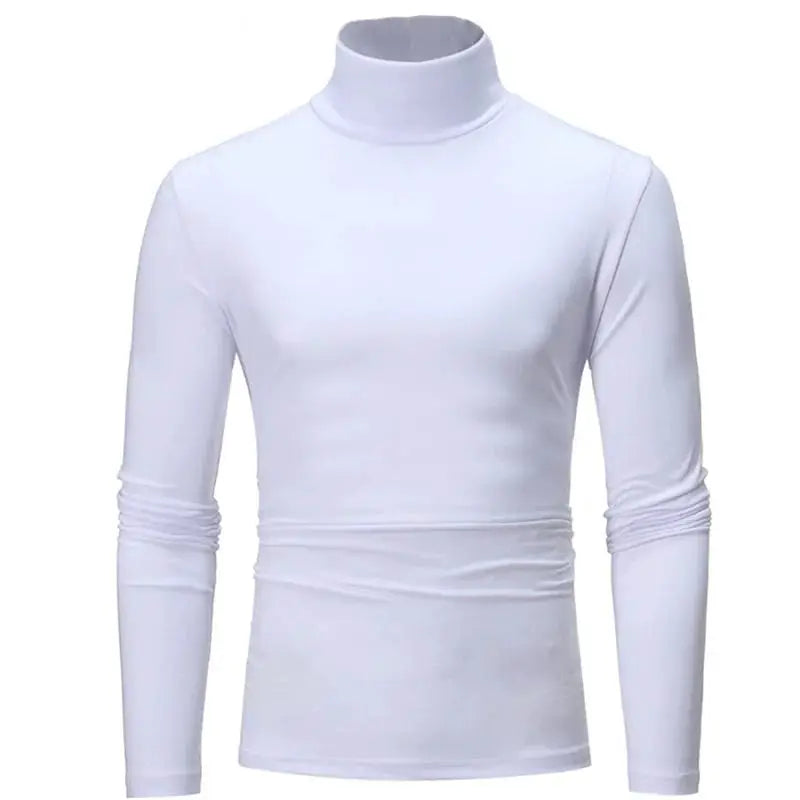 Gaoke Mens High Neck Thermal Shirt Slim Fit Base Layer Long Sleeve Tee For Winter And Autumn