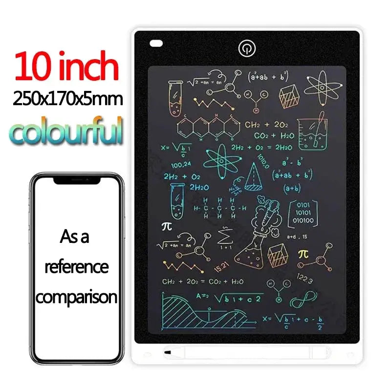 10 And 12 Inch LCD Writing Tablet For Kids Graffiti Sketchpad Handwriting Blackboard Toy Gift