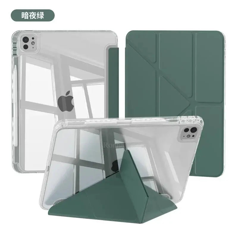 Y Fold Magnetic Case For iPad Universal Fit For A19 2026 A16 2025 Air 5 4 Air 11 13 Pro 12.9 11 10.9 10.5 10.2 9.7 Inch