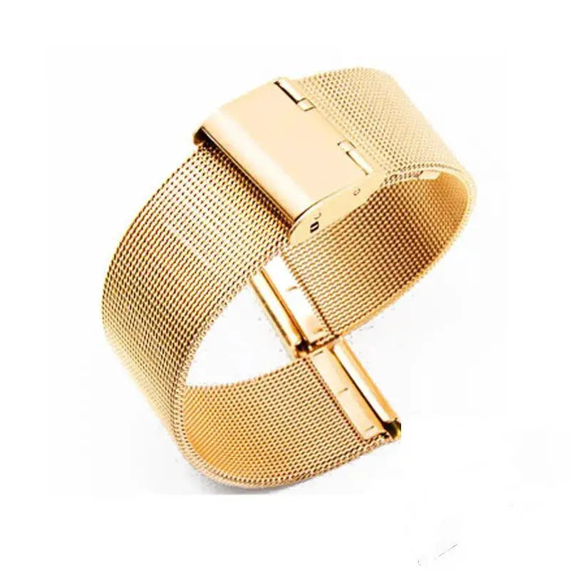 Stainless Steel Mesh Watch Band Quick Release Replacement Strap 12mm 14mm 16mm 18mm 20mm 22mm for Men Women