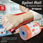 Universal Aluminum Splint Roll With Medical Grade Polymer For Emergency Bone Fixation In Outdoor Survival Kits