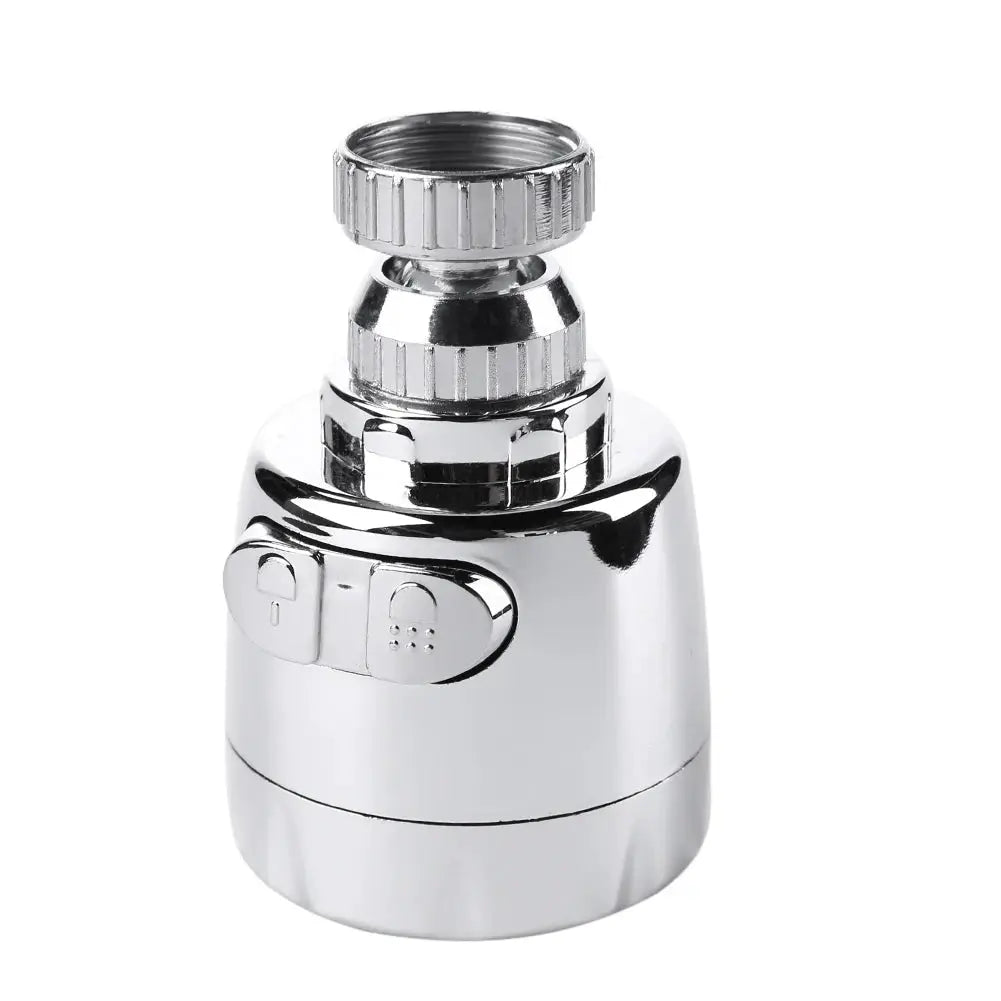 Chrome universal kitchen faucet adapter by Simples Market with 360° rotation