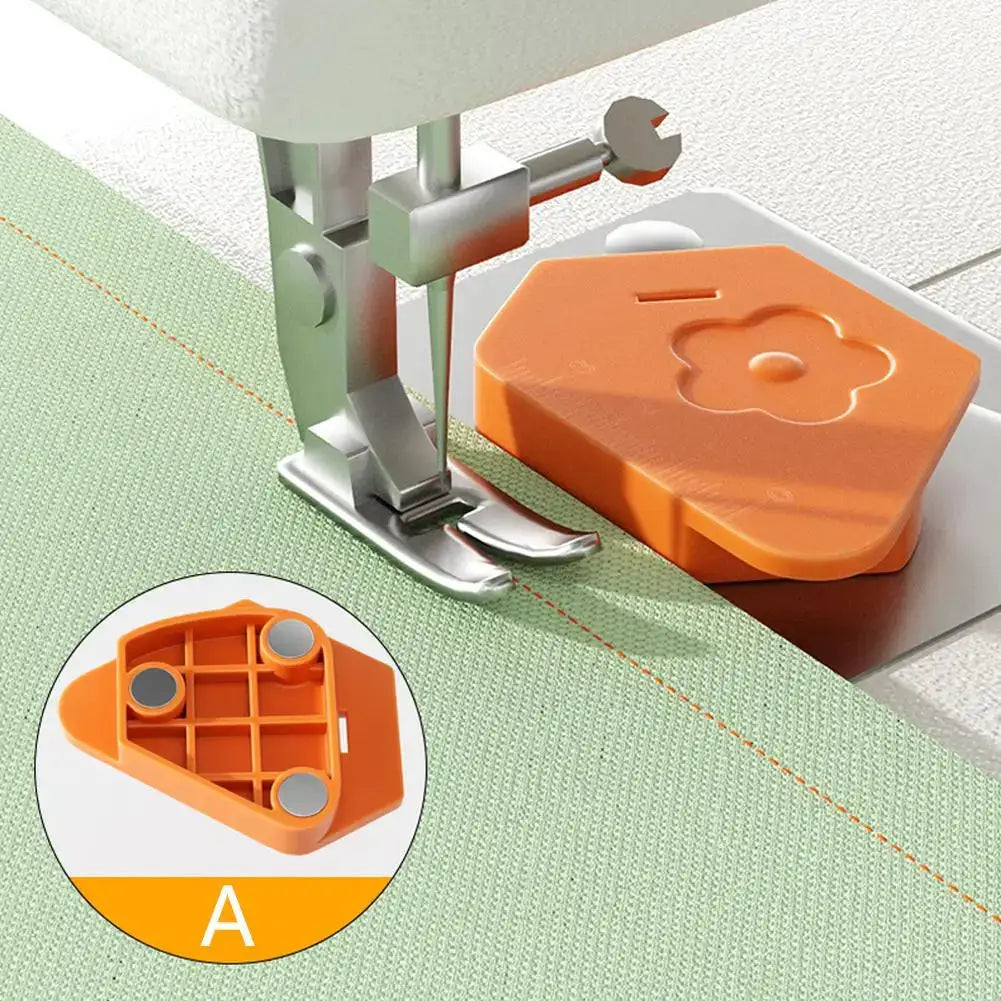 New Magnet Gauge Edge Positioner For Sewing Machines Multi Purpose Polygonal Anti Curling Plastic Accessory