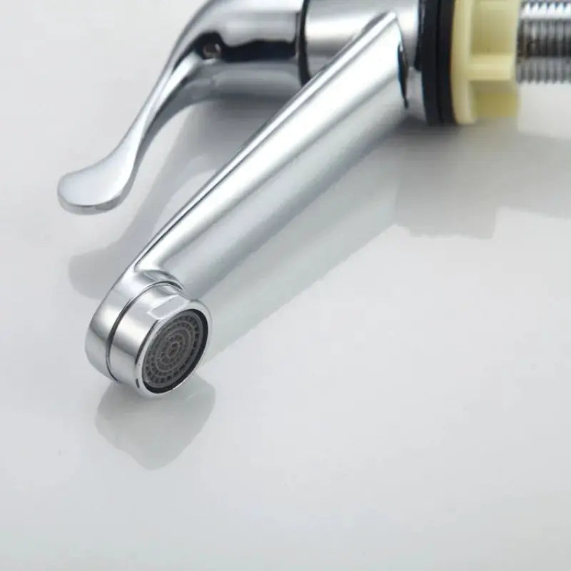 Bathroom sink faucet, chrome single-lever cold water tap by Simples Market