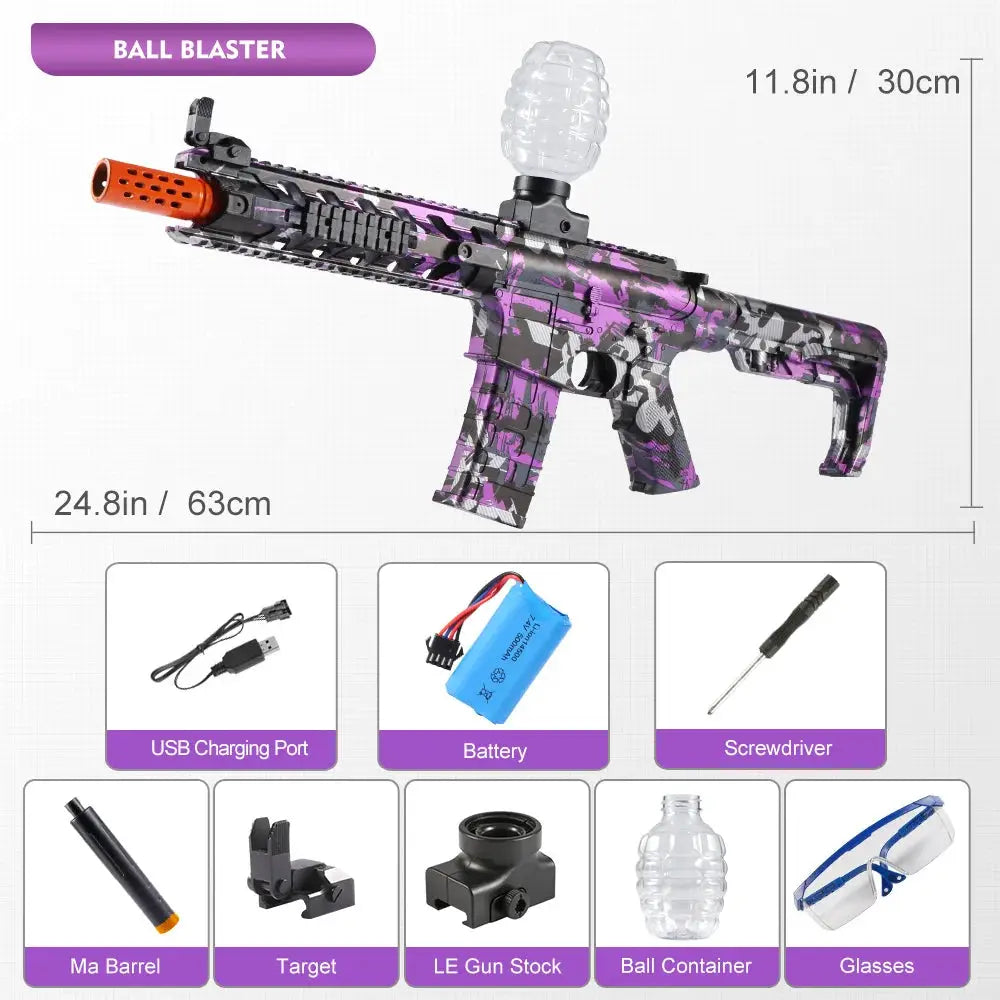 M416 Electric Blaster Gun Toy Rechargeable Automatic Outdoor Toy for Team Activities Perfect Gift Bullets Excluded