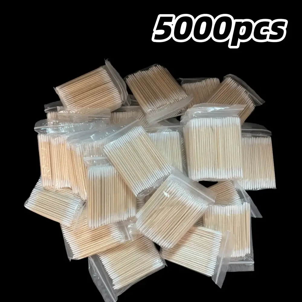 NailMate Wooden Tip Cotton Buds Ultra Detail Corrector For Precise Nail Polish Removal And Clean Sticks