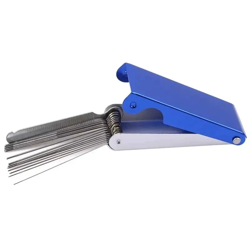 Guitar Nut and Saddle Polishing Files Set DIY Slotting Kit Dual Cutting Edge Luthier Tool