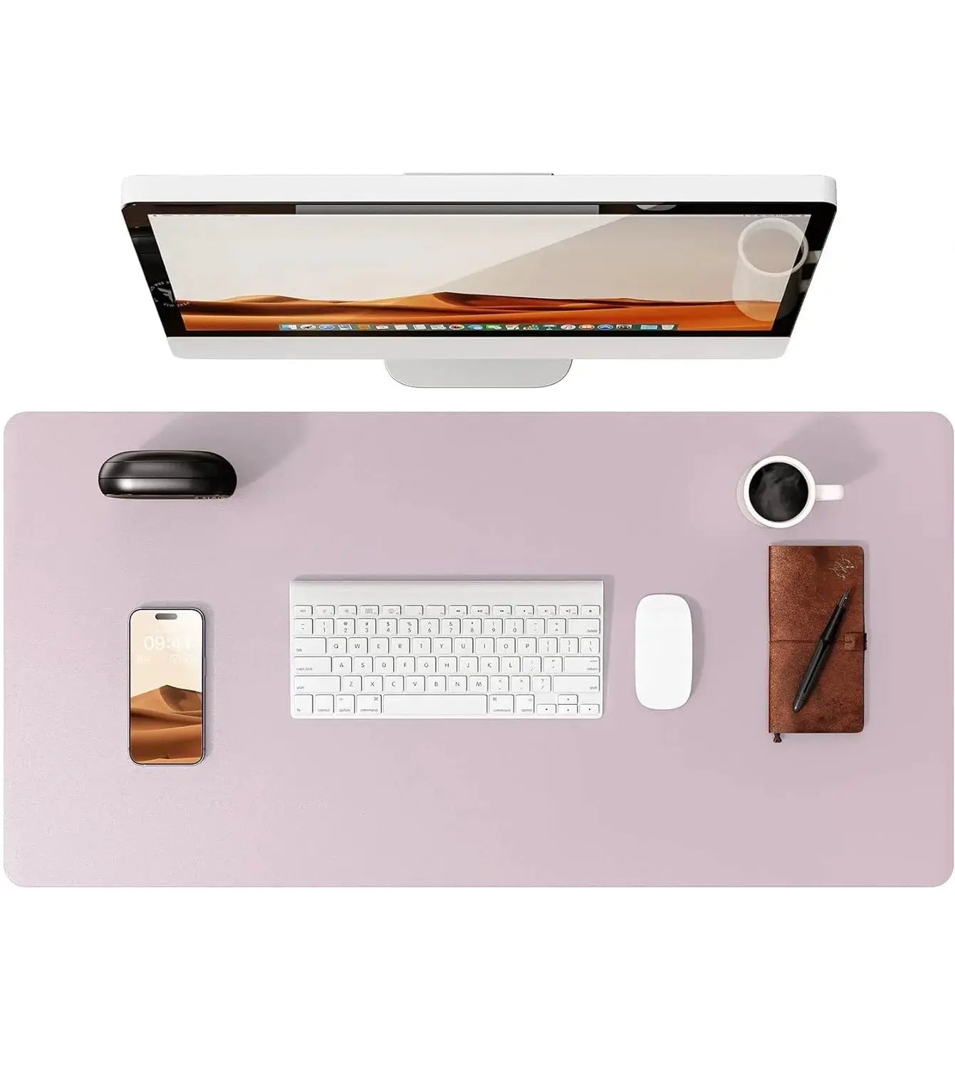 Large PU Leather Desk Pad Mouse Pad For Office Non Slip Leather Desk Mat Laptop Desk Pad Protector