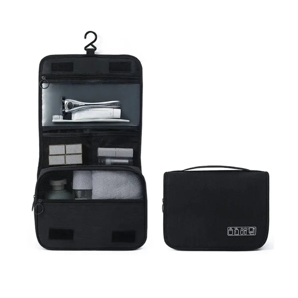 VoyagePro Portable Toiletry Washbag With Hanging Hook Waterproof Large Capacity Cosmetic Organizer For Travel