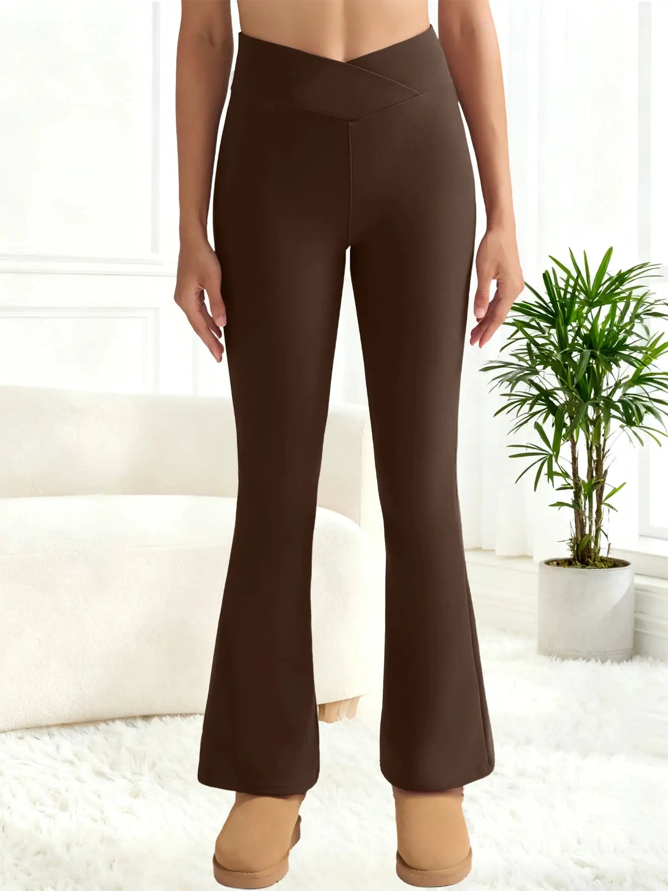 CozyNest Fleece Leggings For Women High Waisted Thermal Tights With Tummy Control For Winter Warmth