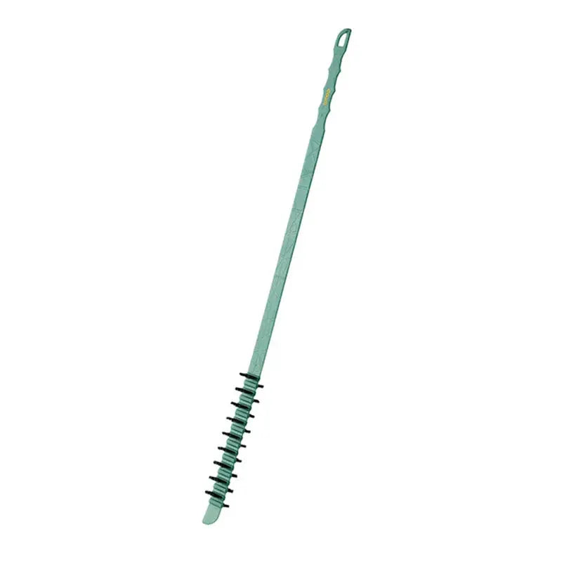 Deep Cleaning Brush for Washing Machine by Simples Market, teal handle with extra-long bristled head
