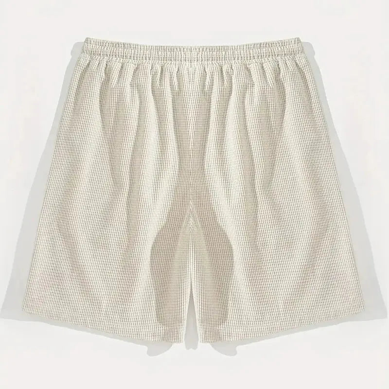 Men's Casual Shorts Breathable Textured Fabric For Beach And Sports And Daily Wear