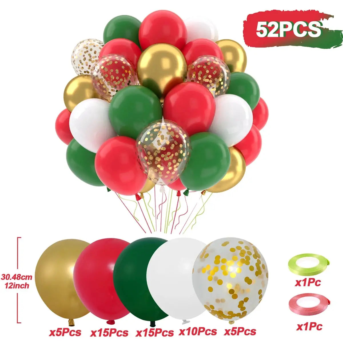 Metallic Pearl Latex Balloons Confetti Gold Set 31 36 37 51 101 Pcs For Birthday Weddings Baby Shower Decor