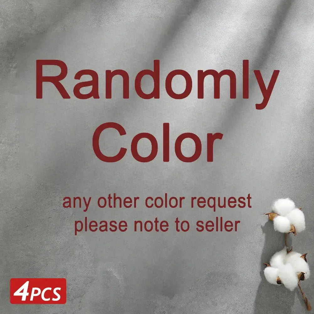 Simples Market 4Pcs seamless cotton panties for women; solid-color, low-waist breathable briefs set