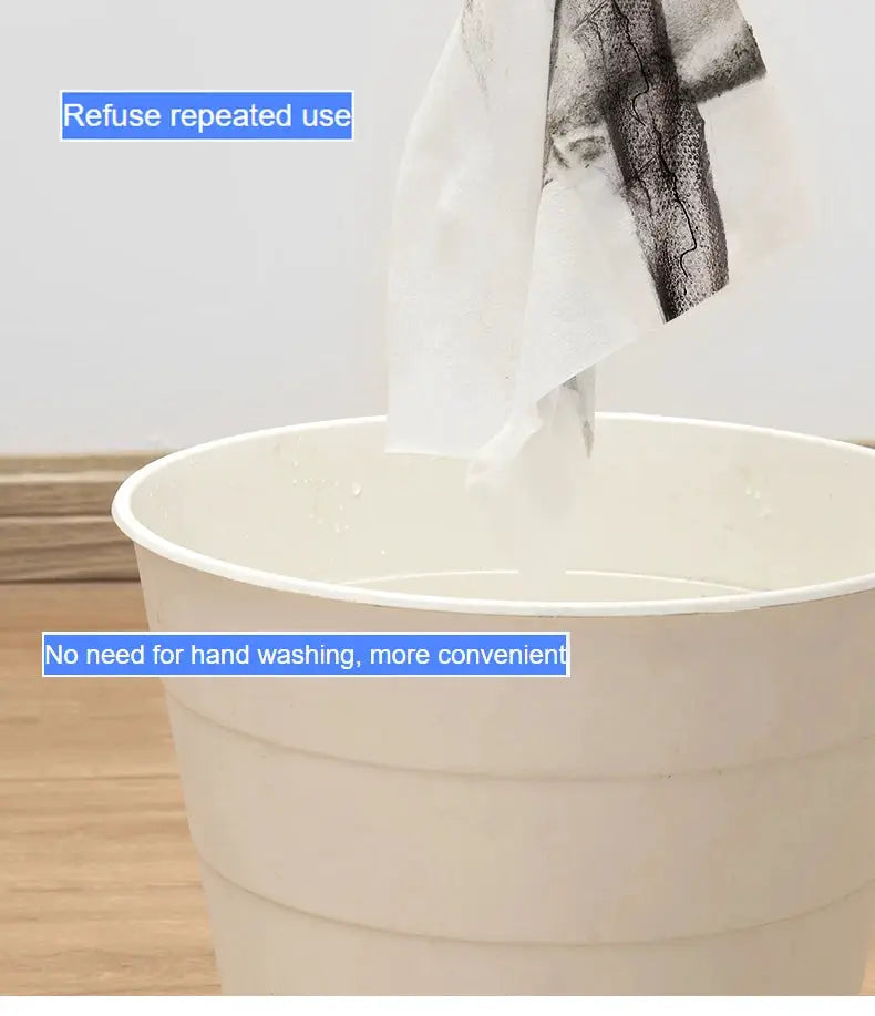 Simples Market electrostatic dust removal pad, white ultra-fine fiber mop replacement, disposable