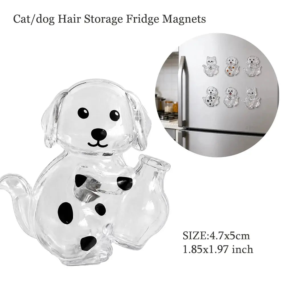 Dog Hair Storage Keychain Transparent Dog Cat Shape Memorial Pendant Handmade Resin Pet Keepsake Gift