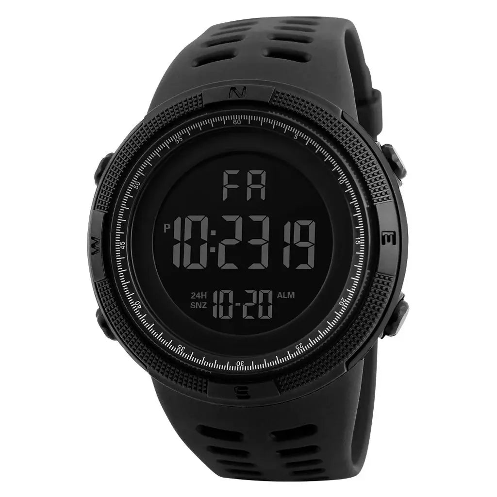 TrailForge Military Sports Digital Watch With Luminous LED Display Shock Resistant Waterproof Durable