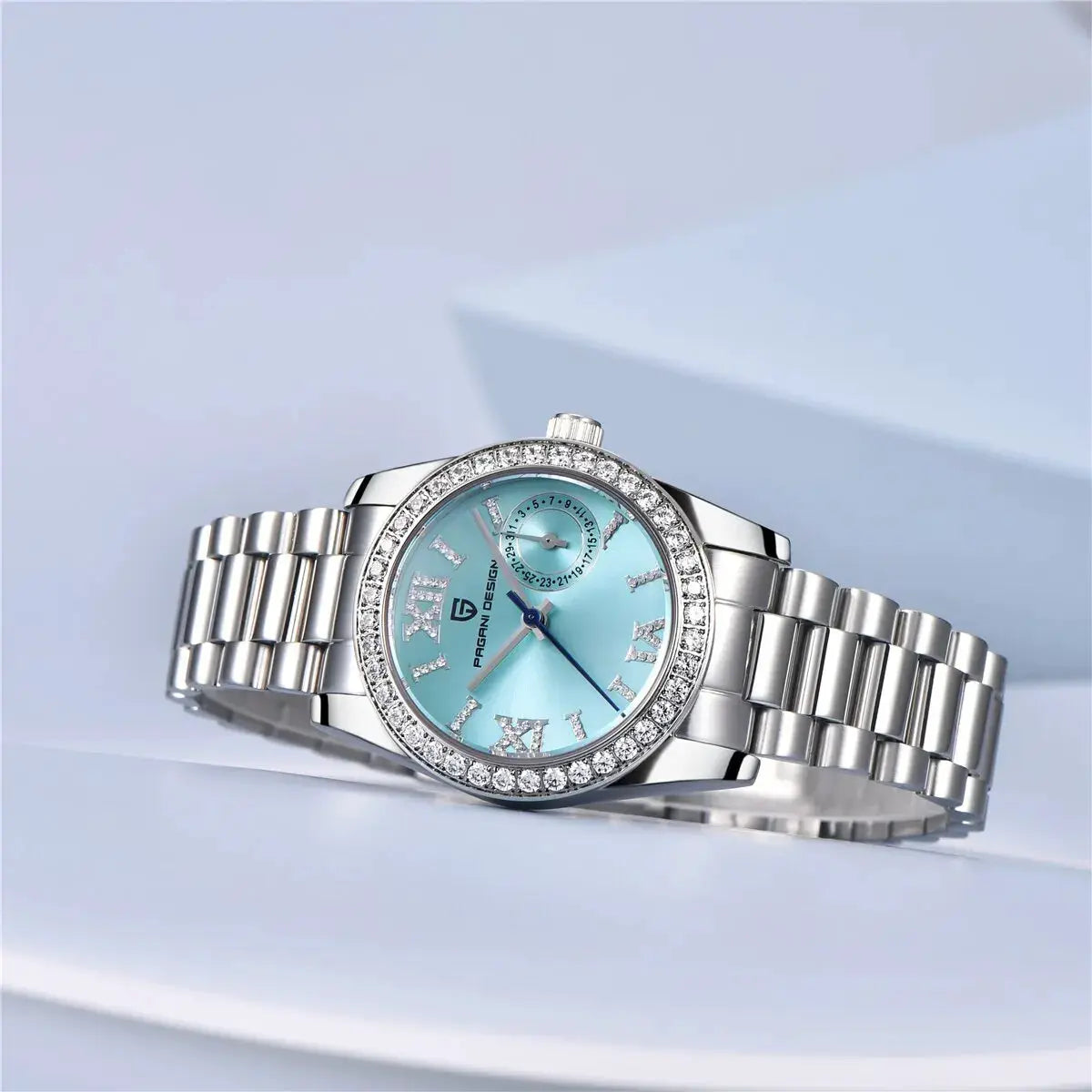 Pagani Design 32mm Womens Wristwatch Elegant Luxury Quartz Timepiece Fashion Waterproof Sapphire Crystal