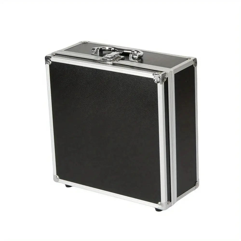 AluGuard Aluminum Storage Case Portable Organizer With Secure Metal Lock And Moisture Proof Seal