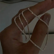 Clavicle Necklace for Women Choker Style Fashion Jewelry Pendant for Wedding Party Birthday Gift