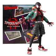 Sv Action Spiderman Miles Morales Action Figure From Into The Spider Verse Marvel Collectible Toy