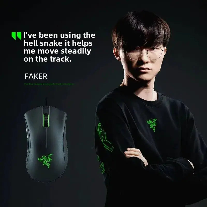 Razer Viper Standard Edition 6400 DPI Wired Gaming Mouse For Right Handed Gamers