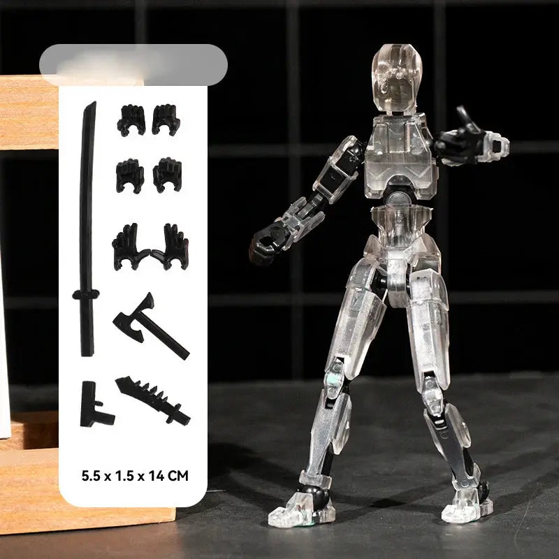 T13 3D Printed Movable Multi Jointed Action Figure Set Lucky 13 Nova 13 Collectible Figures
