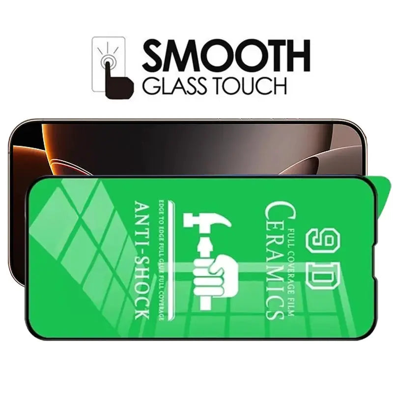 4-pack clear ceramic film screen protectors for iPhone models by Simples Market