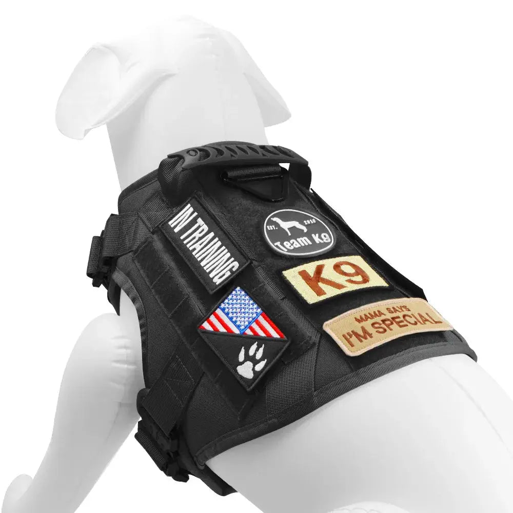 One Piece Embroidered Service Dog Patch For Vests And Harnesses Removable Patch For Dogs And Cats