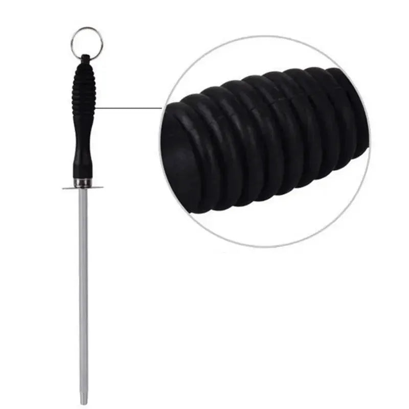 Professional Carbon Steel Knife Sharpener Rod With ABS Handle For Durable Kitchen Tool