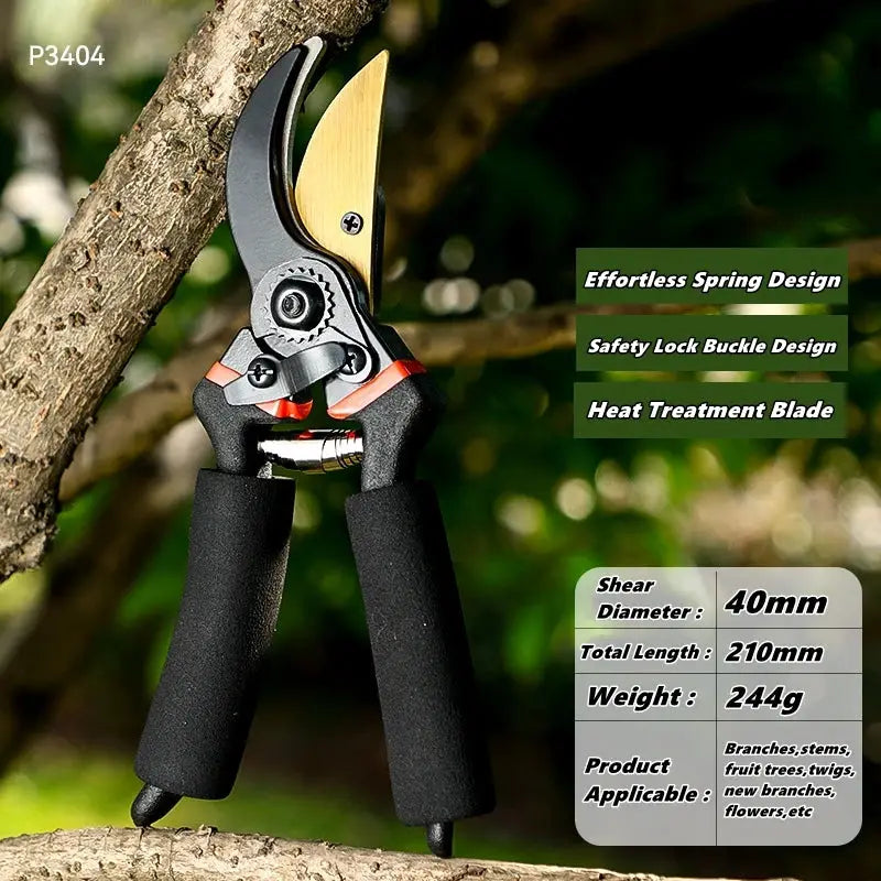 Labor-Saving Gardening Pruning Shears With SK-5 Blade For Bonsai Fruit Trees Flowers And Branches Garden Pruner