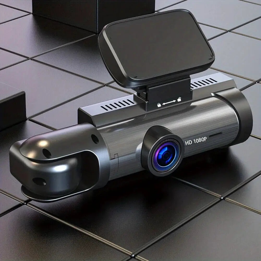Simples Market 1080P WIFI dual dash cam with front and interior cameras, IR night vision