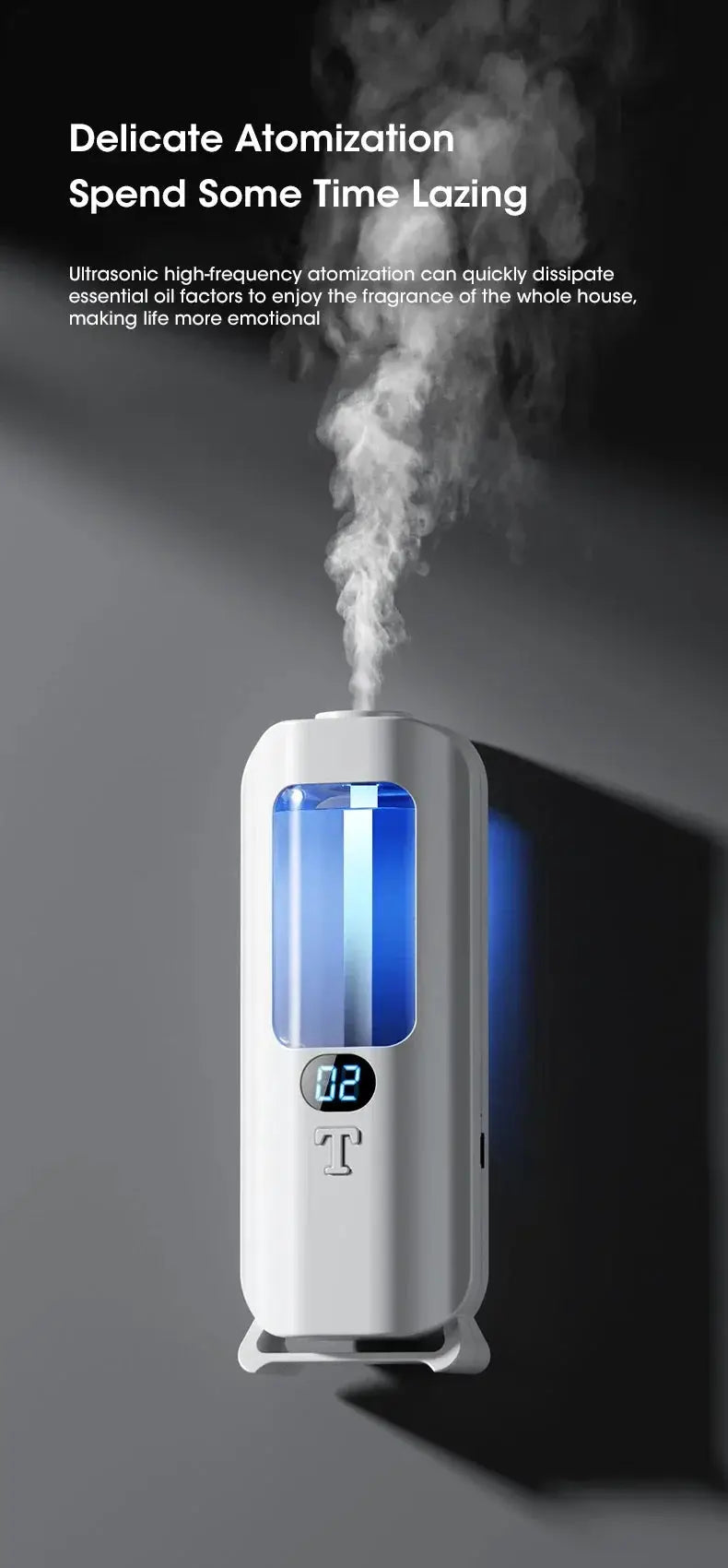 Rechargeable Aromatic Diffuser 5 Modes Essential Oil Diffuser Machine Homemade Perfume Diffuser for Home Car Room Fragrance