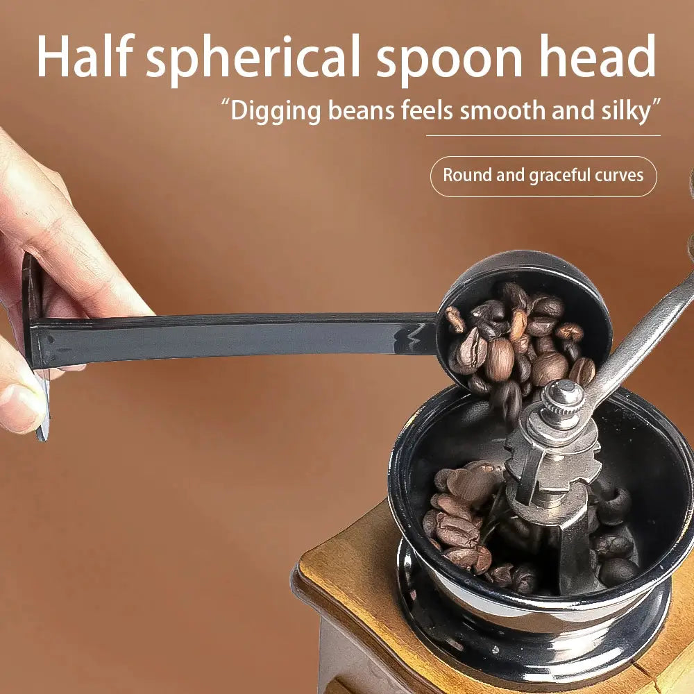 BrewCraft Long Handled Coffee Spoon Multifunctional Measuring Tamping Powder Spoon For Precise Brewing