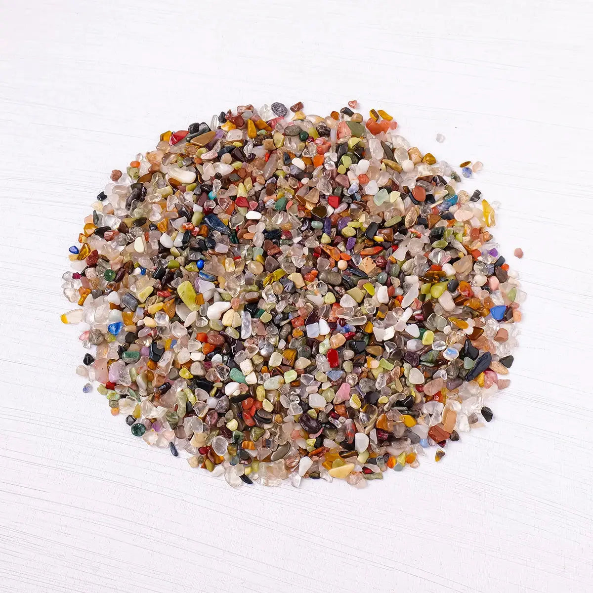 100G Natural Stones Mixed Crystal Gravel Chips and Ore Minerals for Reiki Specimens and Aquarium Decoration