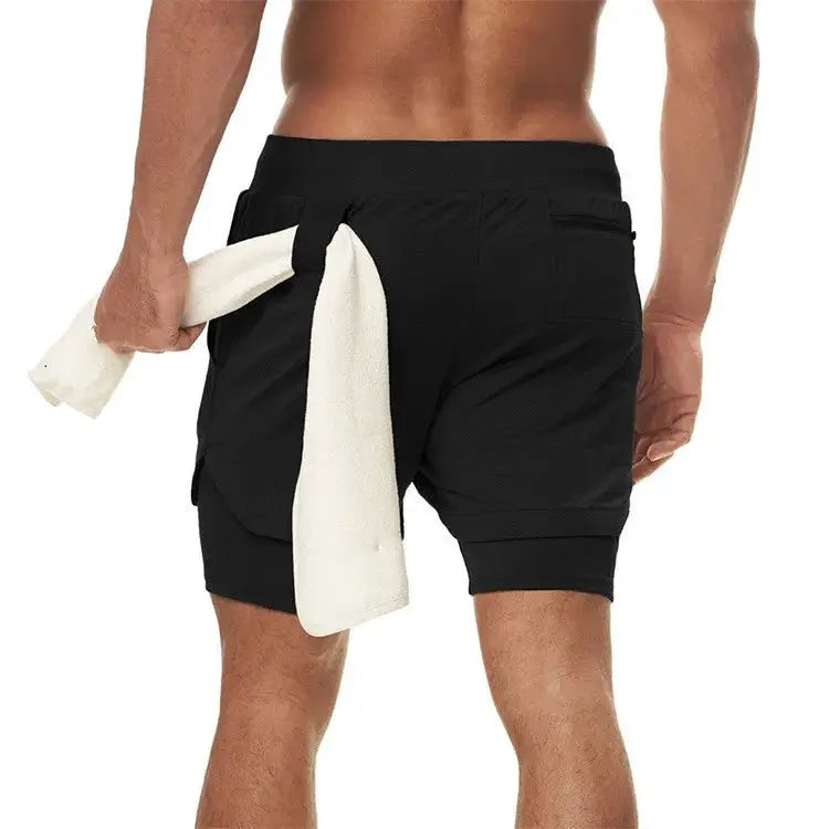 Camo 2 In 1 Running Shorts For Men Quick Dry Gym Fitness Shorts For Workout Training And Jogging