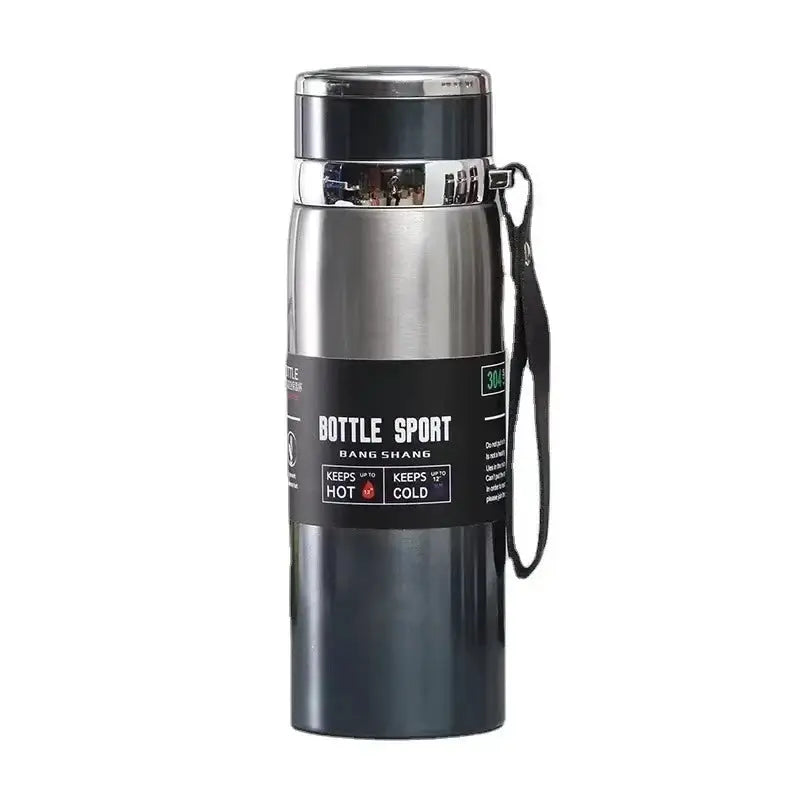 1L Stainless Steel Vacuum Flask Thermos Bottle Keeps Hot And Cold Water Tea Coffee