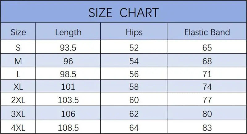 Anime Jujutsu Kaisen Toji compression shirt set unisex size chart by Simples Market