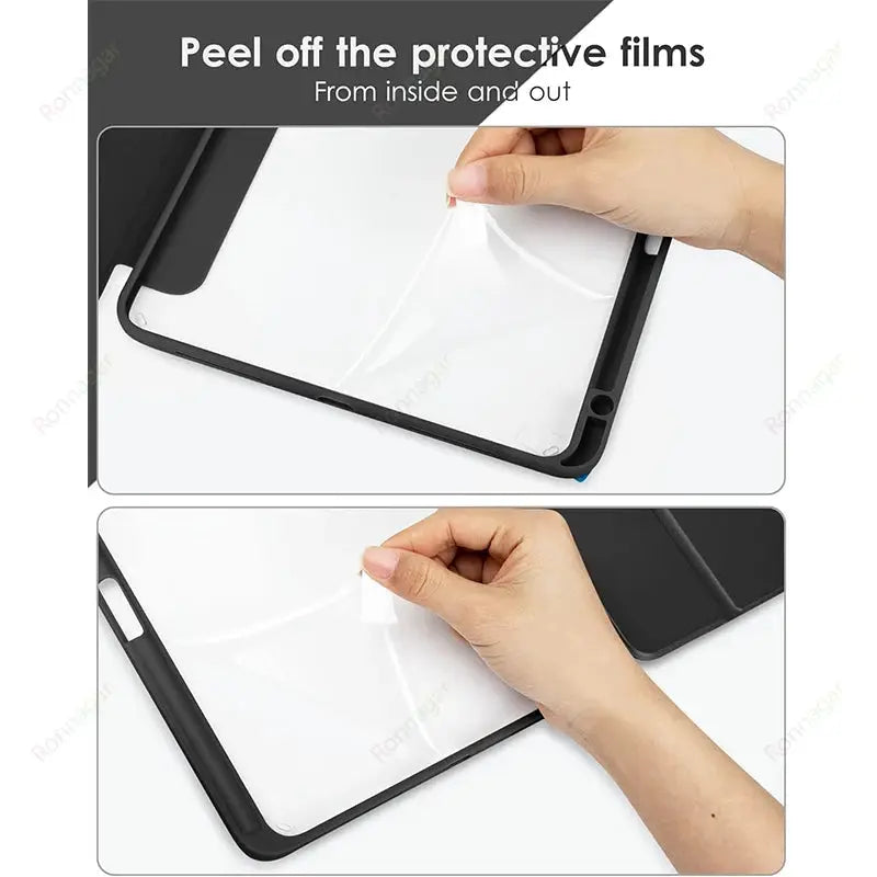 All iPad Models Smart Case With Auto Wake Sleep For Air And Pro Series 2013 Through 2026 Protection Shockproof Dustproof