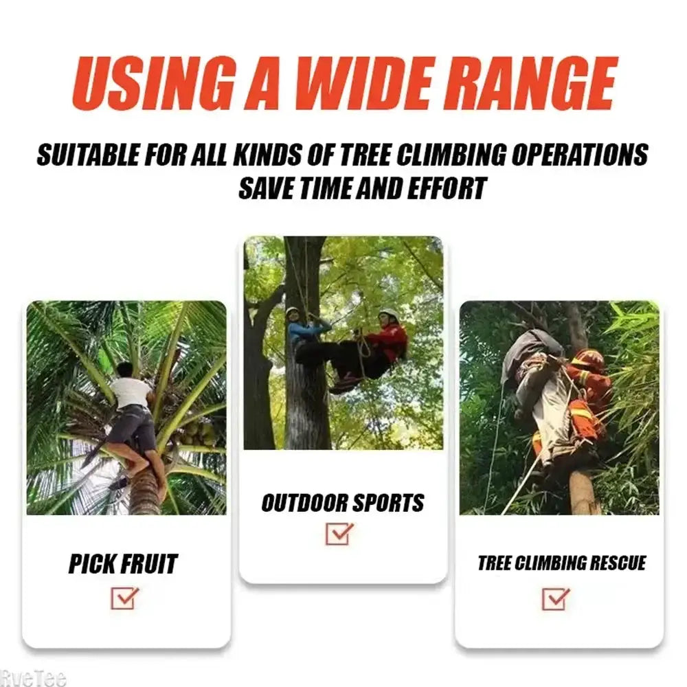 Tree Climbing Spikes Steel Five Claw Design Pole Climbing Tool For Hunting Hiking And Ice Climbing