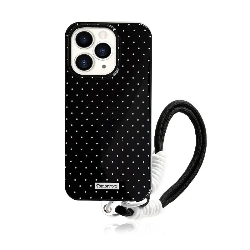 Polka Dot iPhone Case Ultra Slim Shockproof For iPhone 11 12 13 14 15 16 17 Pro Max And Air