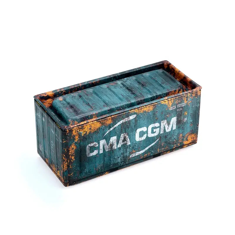 Mini Iron Storage Box Miniature Desktop Organizer Sea Freight Container Design Creative Decoration For Collectors Gift