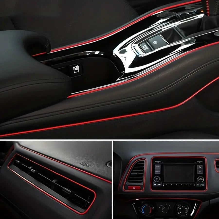 Flexible Car Interior Decoration Strip For Dashboard And Door Panels Easy To Install Upgrade Your Car Interior Styling