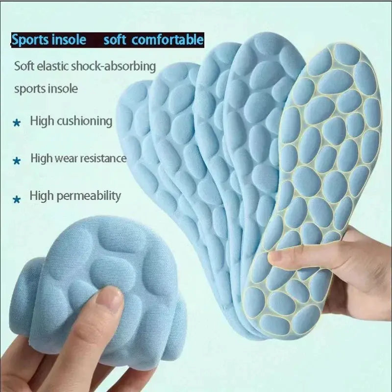 Soft Massage Memory Foam Insoles For Sport Running Shoes Breathable Cushion Pads Orthopedic Insoles For Women And Men