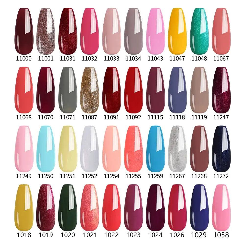 NAILCO 283 Colors Gel Nail Polish Kit Ultra Long Lasting UV Gel Varnish With 30 Day Shine